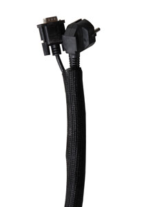 Slim goulotte 7978 - Goulotte passe-câbles 1100 mm blanche profondeur  ajustable selon le nombre de câbles - Ref 007978 - Accessoires