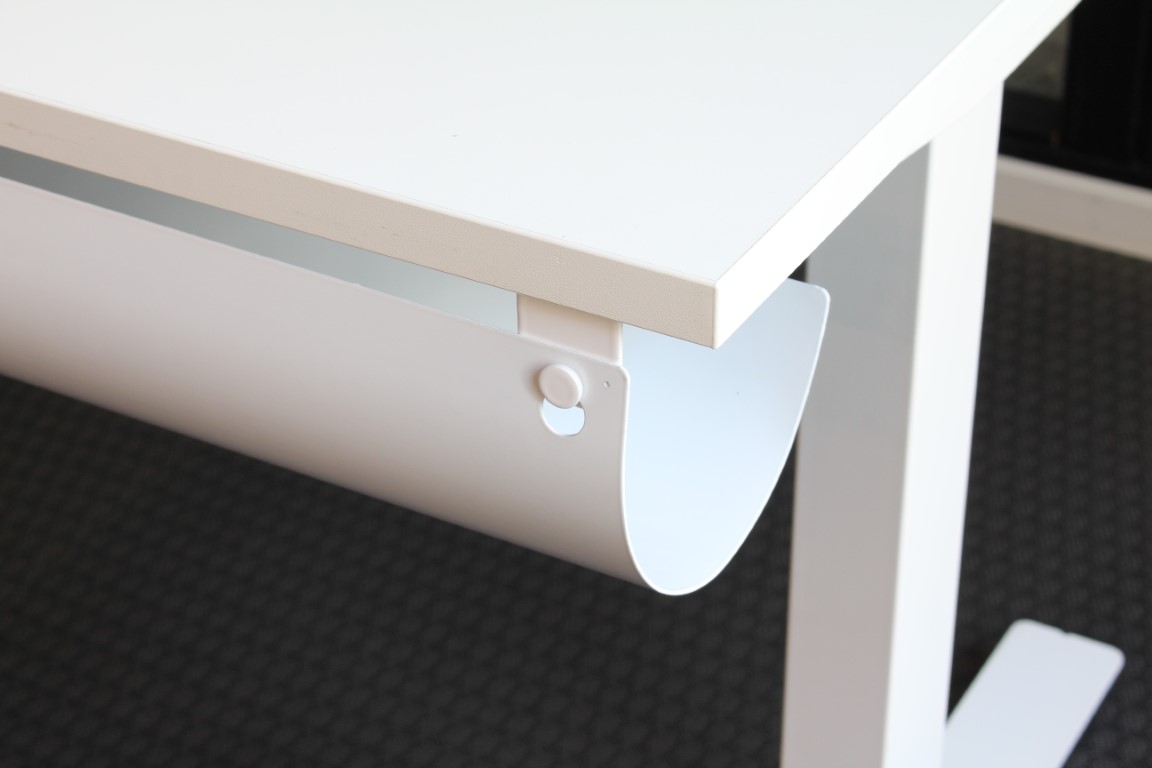 Soporte para cables Halfpipe ajustable con bocallave para pantallas de  escritorio Götessons