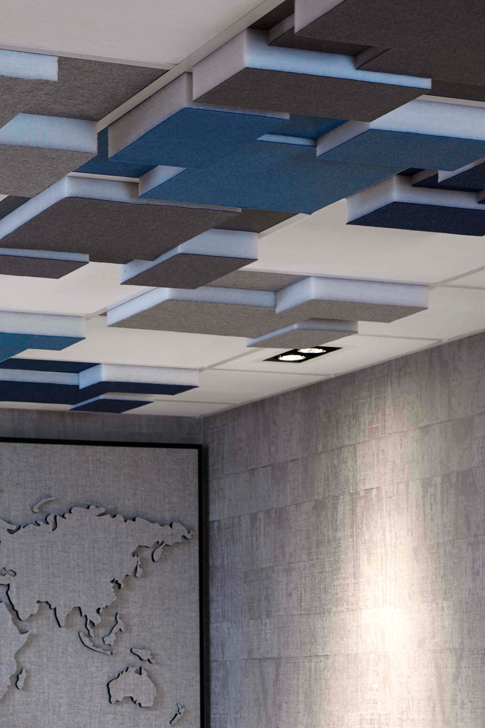 Panneau acoustique de plafond Nivå EcoSUND - Adpaté au plafond suspendu
